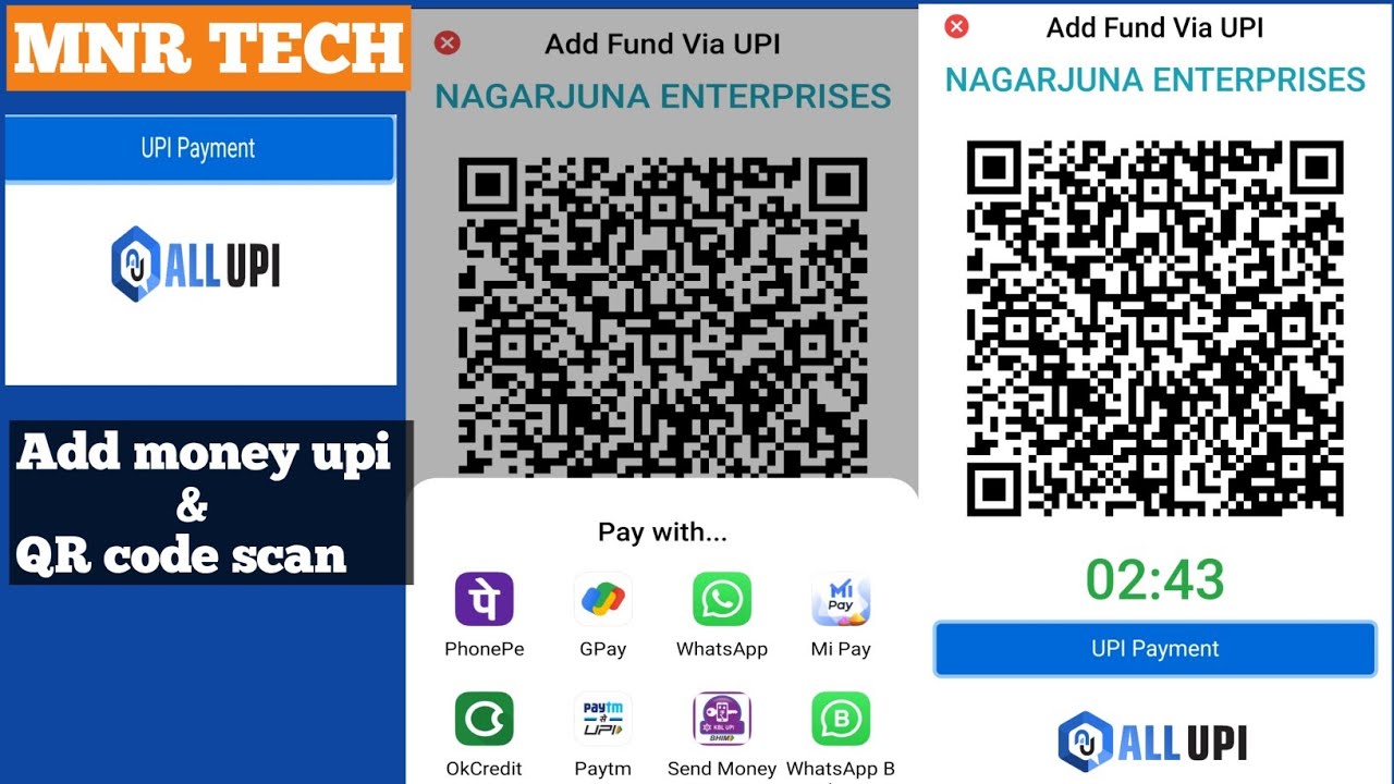 ADD MONEY UPI | UPI COLLECT | MNRTRCH DTH | NEW VERSION 2.2 IN PLAY STORE |
