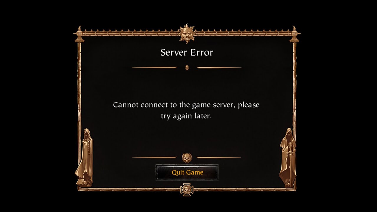 Warhammer - Server Error - Cannot Connect To The Game Server