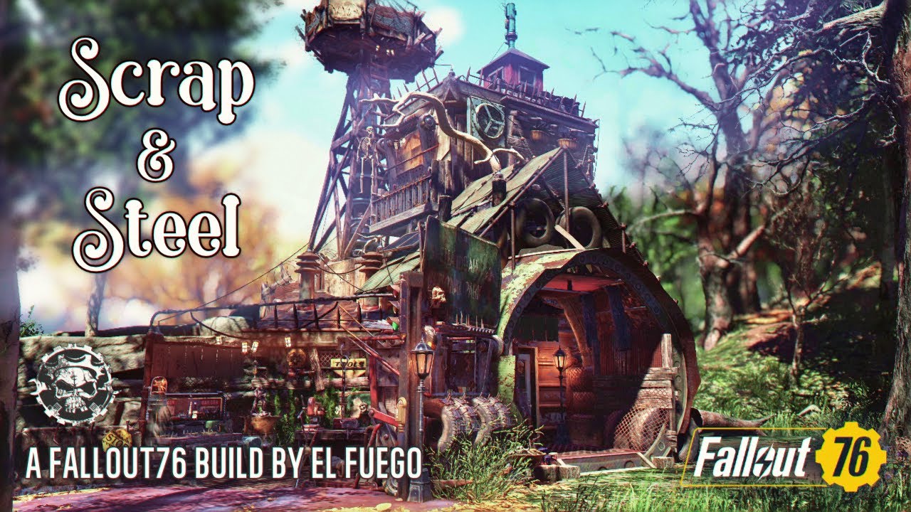 Fallout 76 Camp Build | Scrappy Survivalist