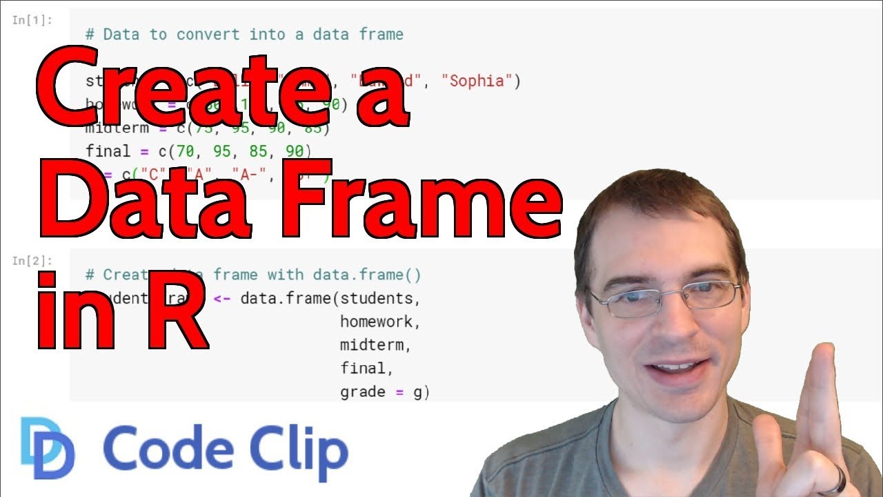 How to Create a Data Frame in R