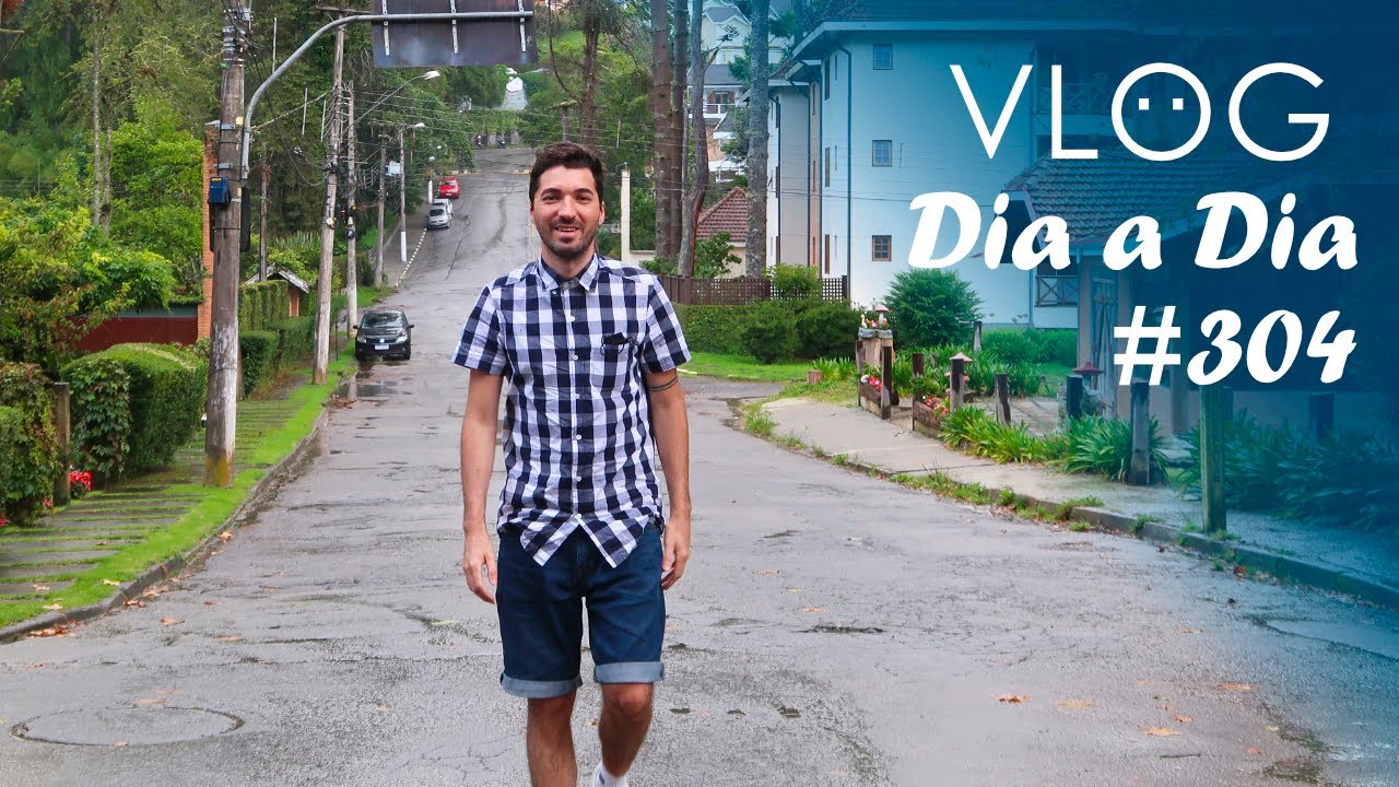 Uma volta no Centro num dia de Chuva - Morando em Campos do Jordão | Vlog Hoje Tô Aqui #304