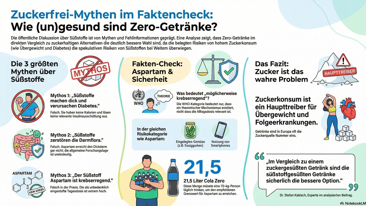 Zuckerersatzstoffe – weniger Mythos, mehr Fakten
