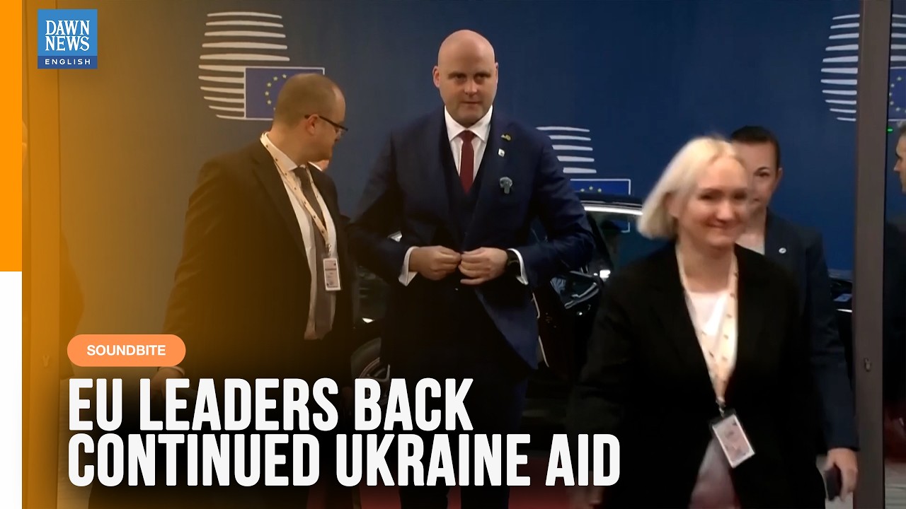 EU Leaders Push for Continued Ukraine Support as Security Concerns Mount | Dawn News English