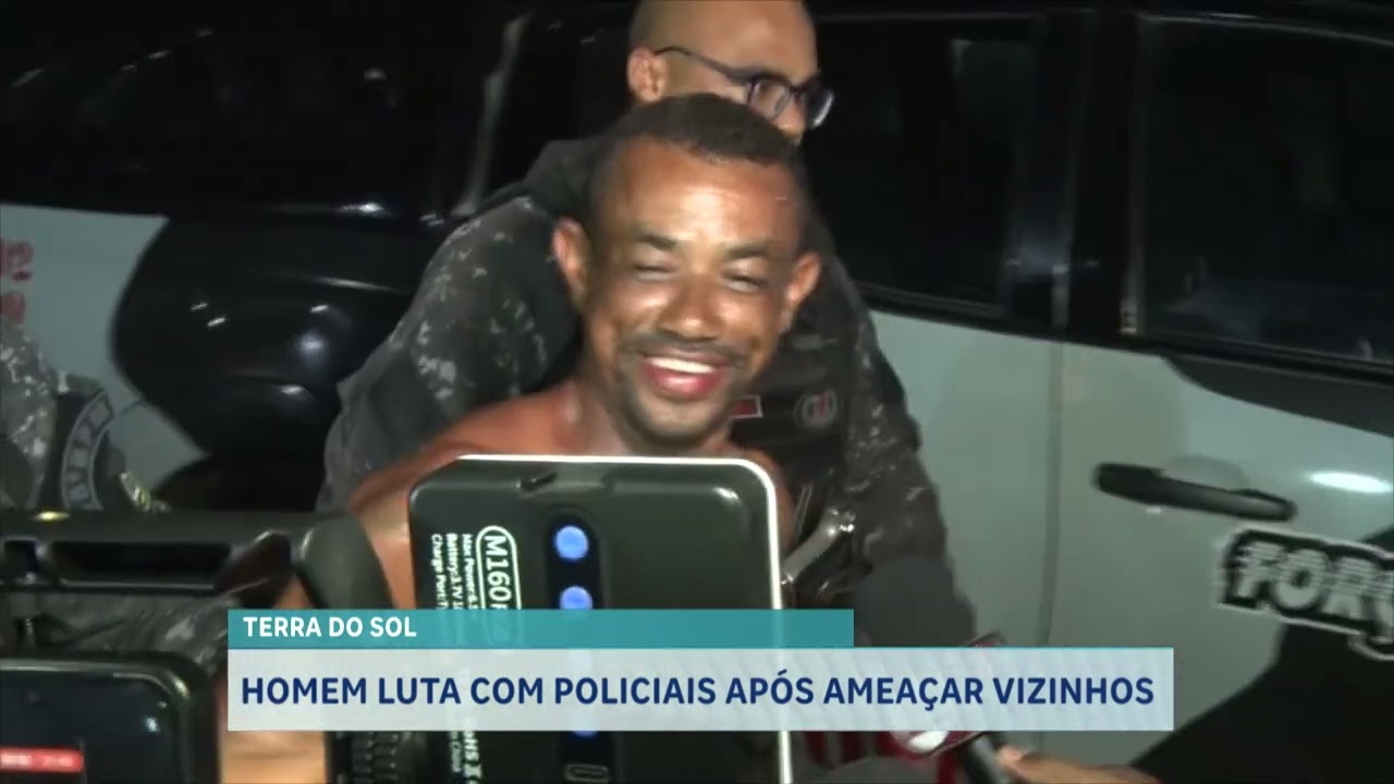 CONGONHA LUTA COM POLICIAIS APÓS AMEAÇAR VIZINHOS