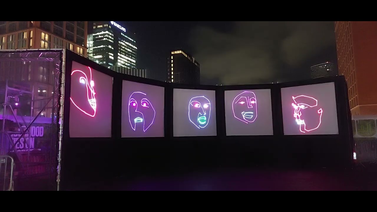 Marcus Lyall - Manifestation @ Winter Lights Festival. Canary Wharf. 28/1/2026