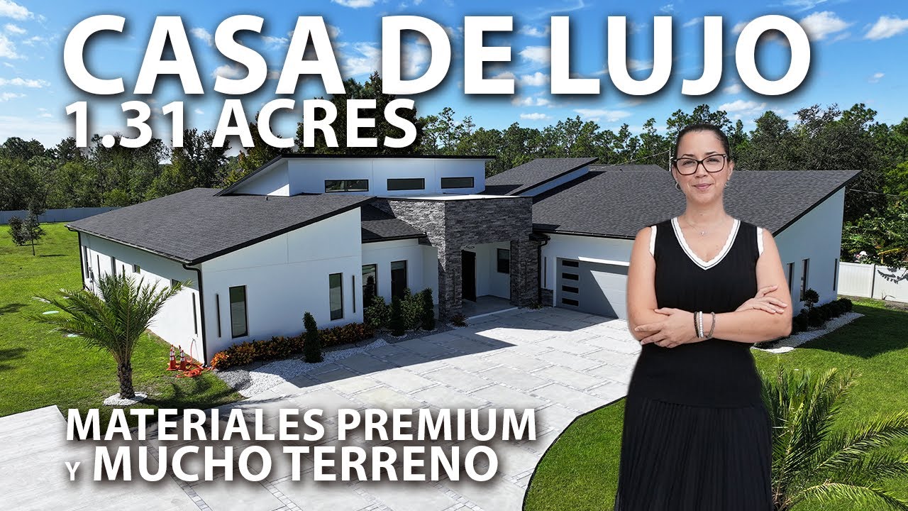 🏡 IMPRESIONANTE Casa de Lujo CON GRAN TERRENO en Florida | Zona Exclusiva Cerca del Aeropuerto
