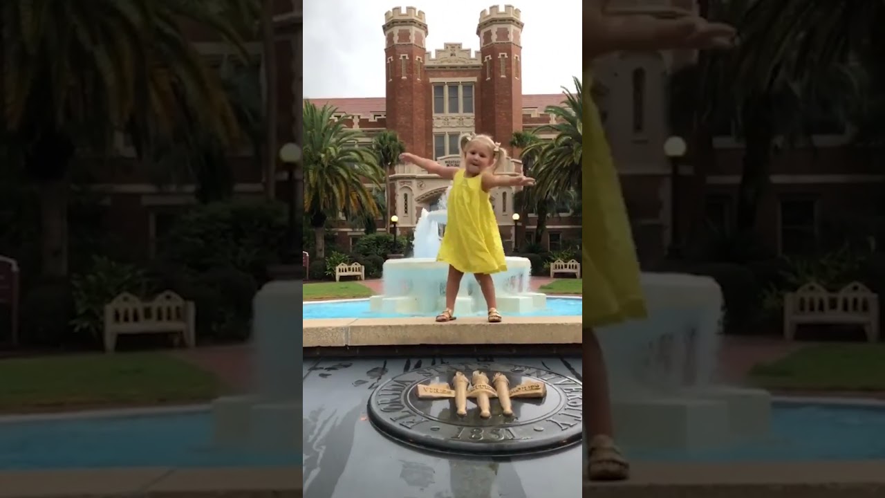 My first visit to the FSU Fountain! Go Noles!