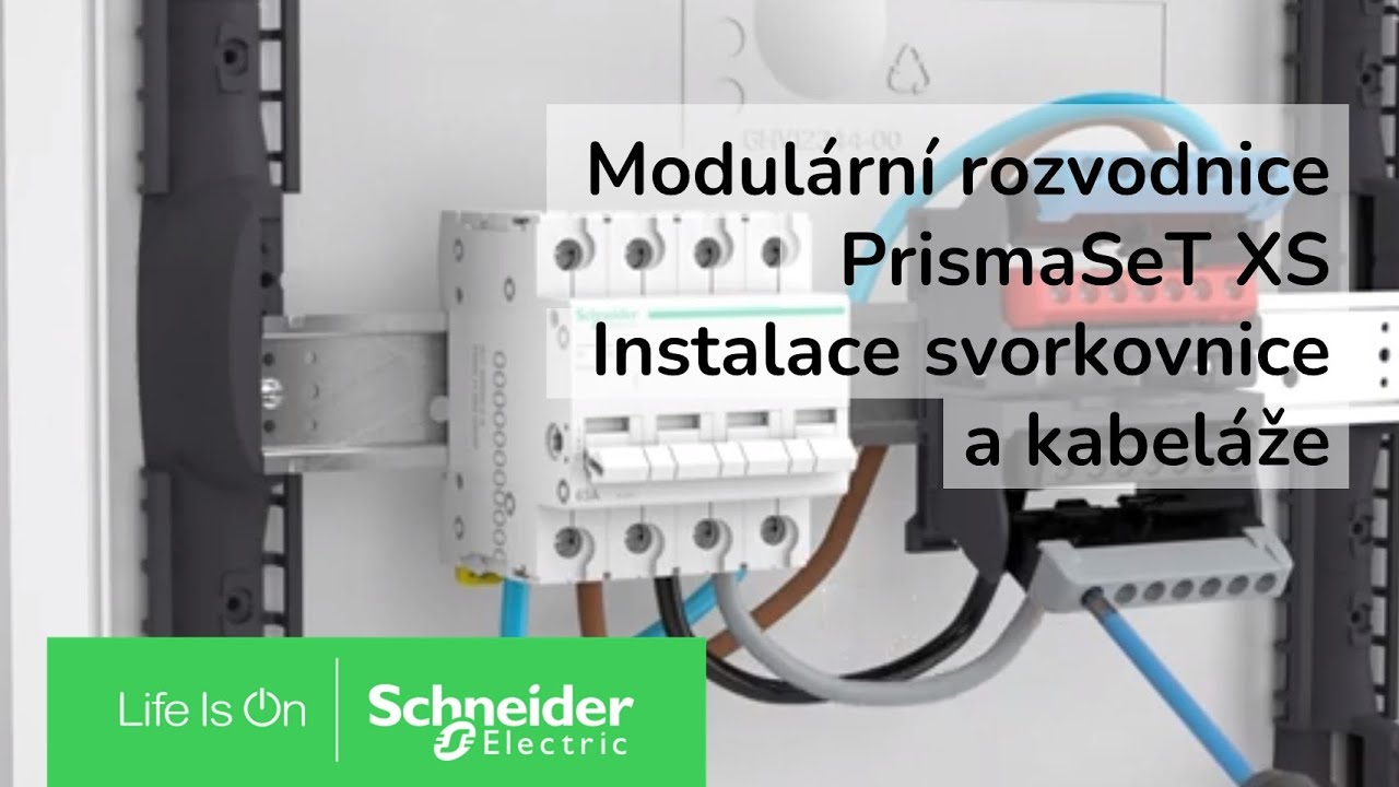 Modulární rozvodnice PrismaSeT XS | Schneider Electric