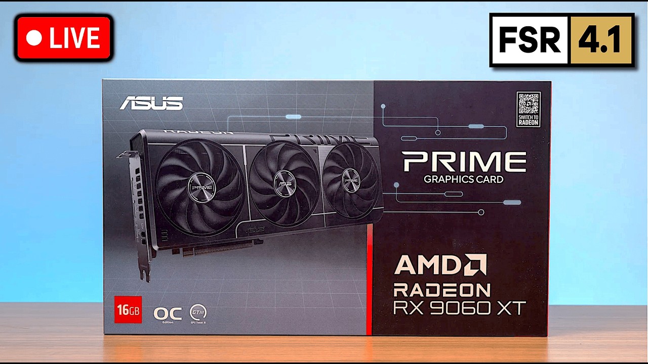 🔴 Probando FSR 4.1 en la poderosa RX 9060 XT de 16GB de VRAM 🔴