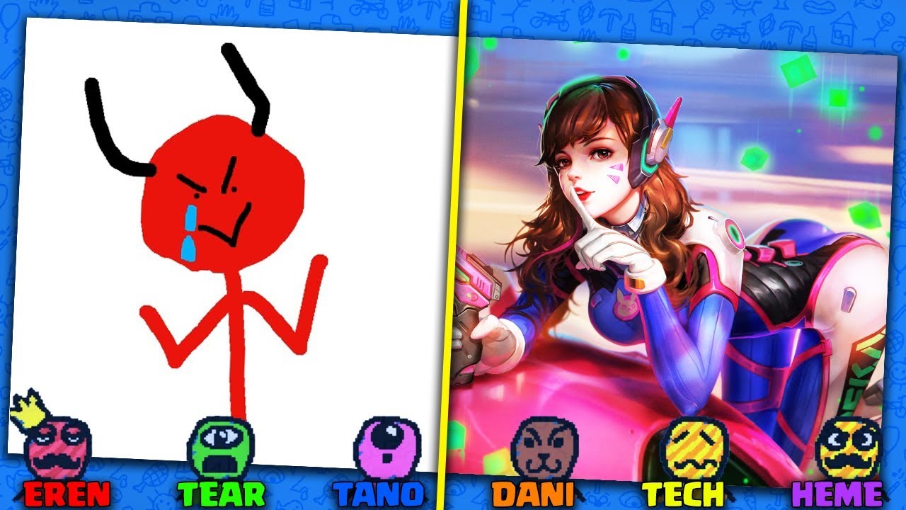 RIESCI A INDOVINARE IL VIDEOGIOCO? - Skribbl.io ITA w/ Tano Dani Tech Heme Tear