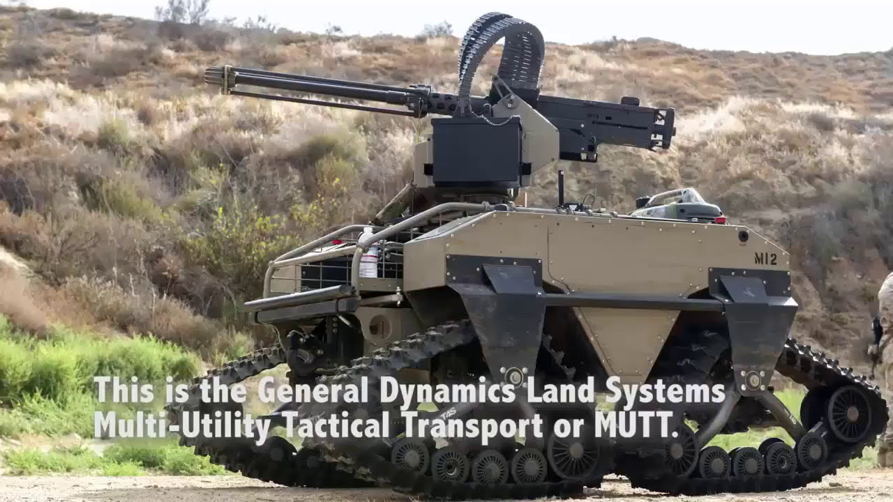 Multi Utility Tactical Transport MUTT &bull; Marine Corps Combat Robot