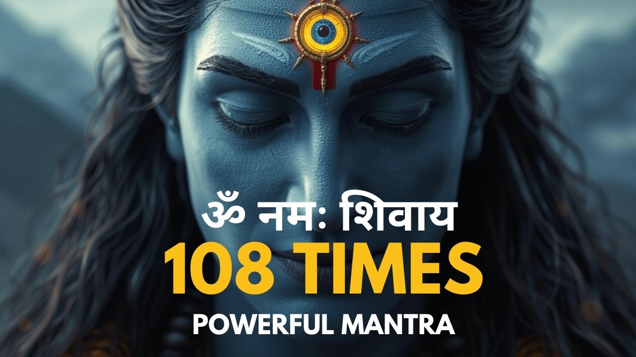 108 Times Powerful Shiva Mantra | ॐ नमः शिवाय | Remove Negative Energy Instantly