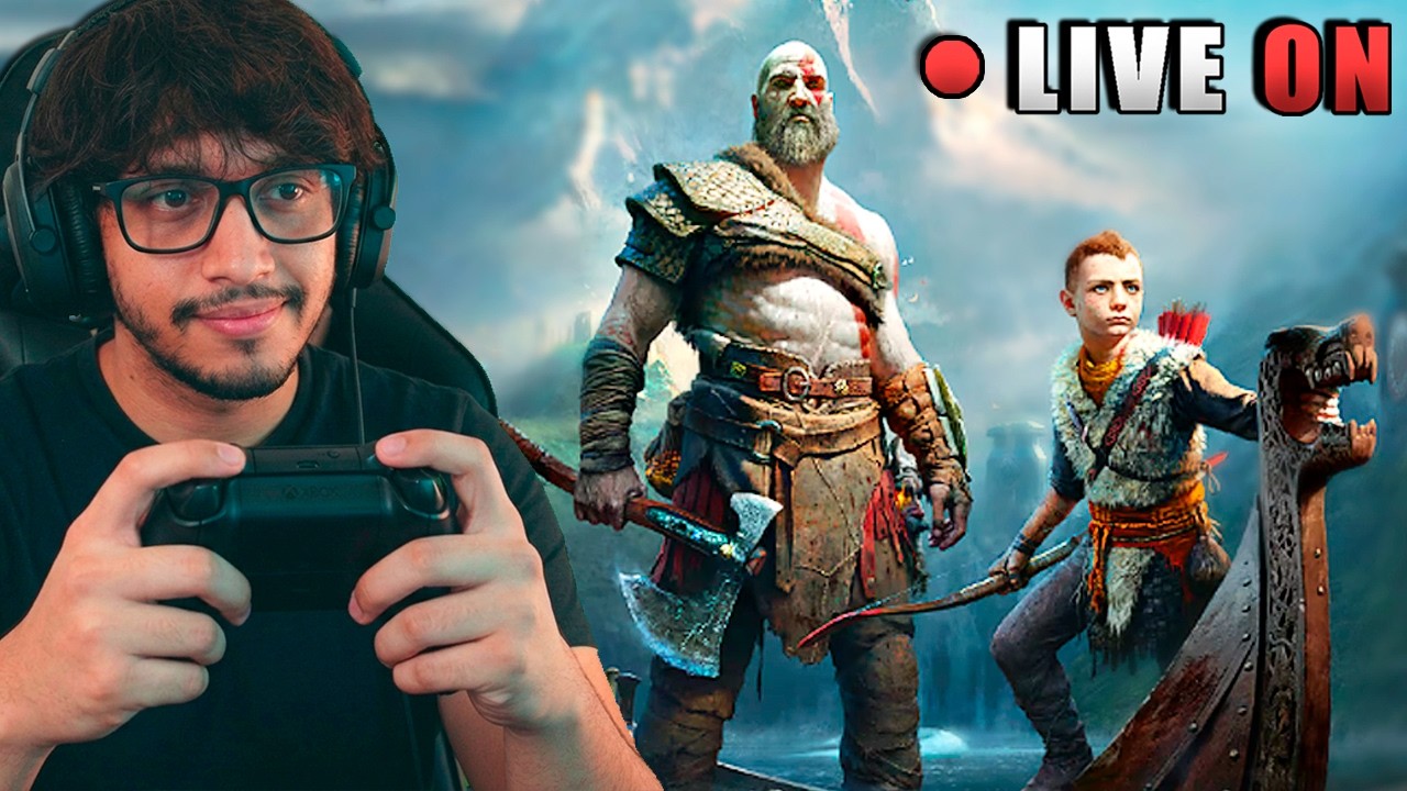 Joga & Conversa - God of War (primeira vez) // !pix