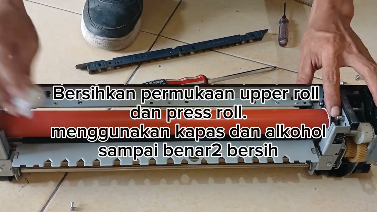 Cara Membersihkan Kerak Toner di pemanas unit