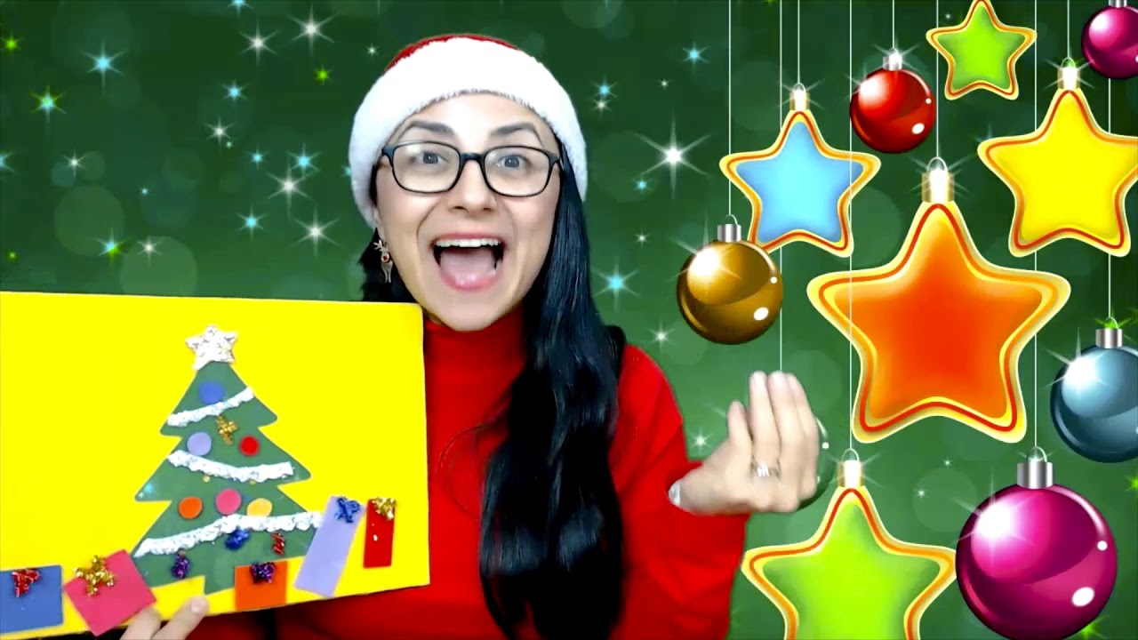 El árbol de navidad. The Christmas tree in Spanish. Spanish lesson. Christmas tree song in Spanish