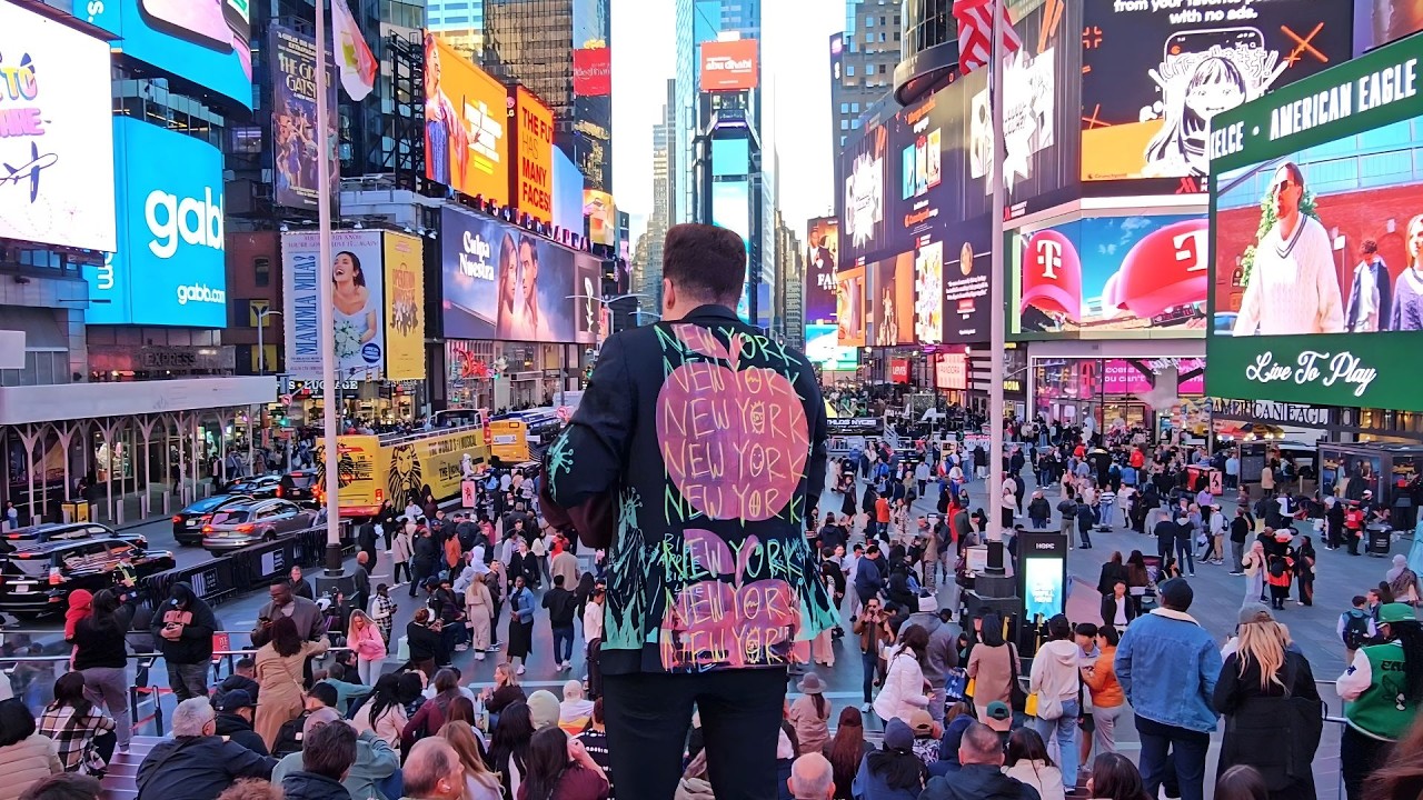 🗽 150 Nations, 8 Million People & Endless Energy! 🌍 Times Square NYC Walking Tour 4K October 2025