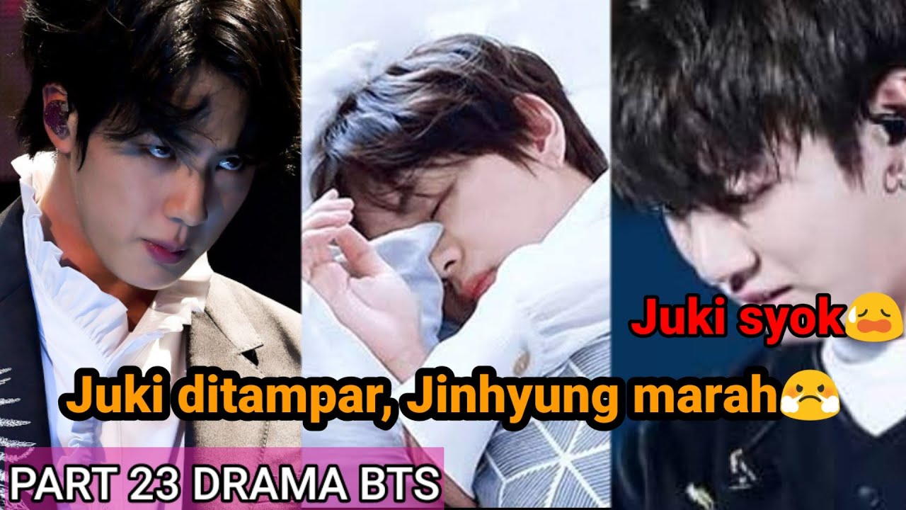 PART 23 DRAMA BTS || JUKI DITAMPAR, JINHYUNG MARAH! (JUKI SYOK)