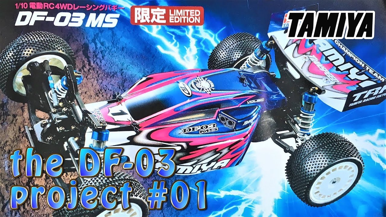 Tamiya DF-03 Project Pt. 1: Introducing the Tamiya DF-03 MS Limited Edition 84370 1/10 4WD Buggy!