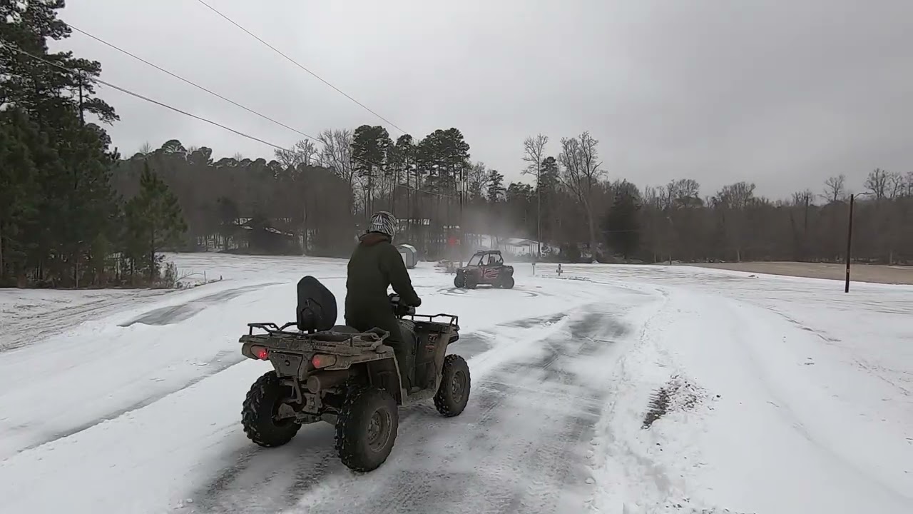 Riding in Snow, Fun at Home