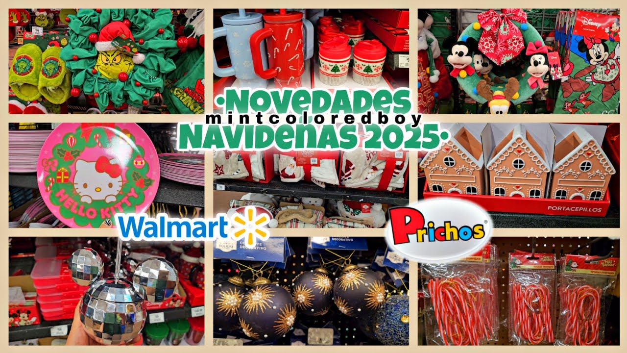 🌲 NOVEDADES NAVIDE&Ntilde;AS EN WALMART Y PRICHOS ⛄✨ Recorrido Navide&ntilde;o y Nueva Colecci&oacute;n GLAM