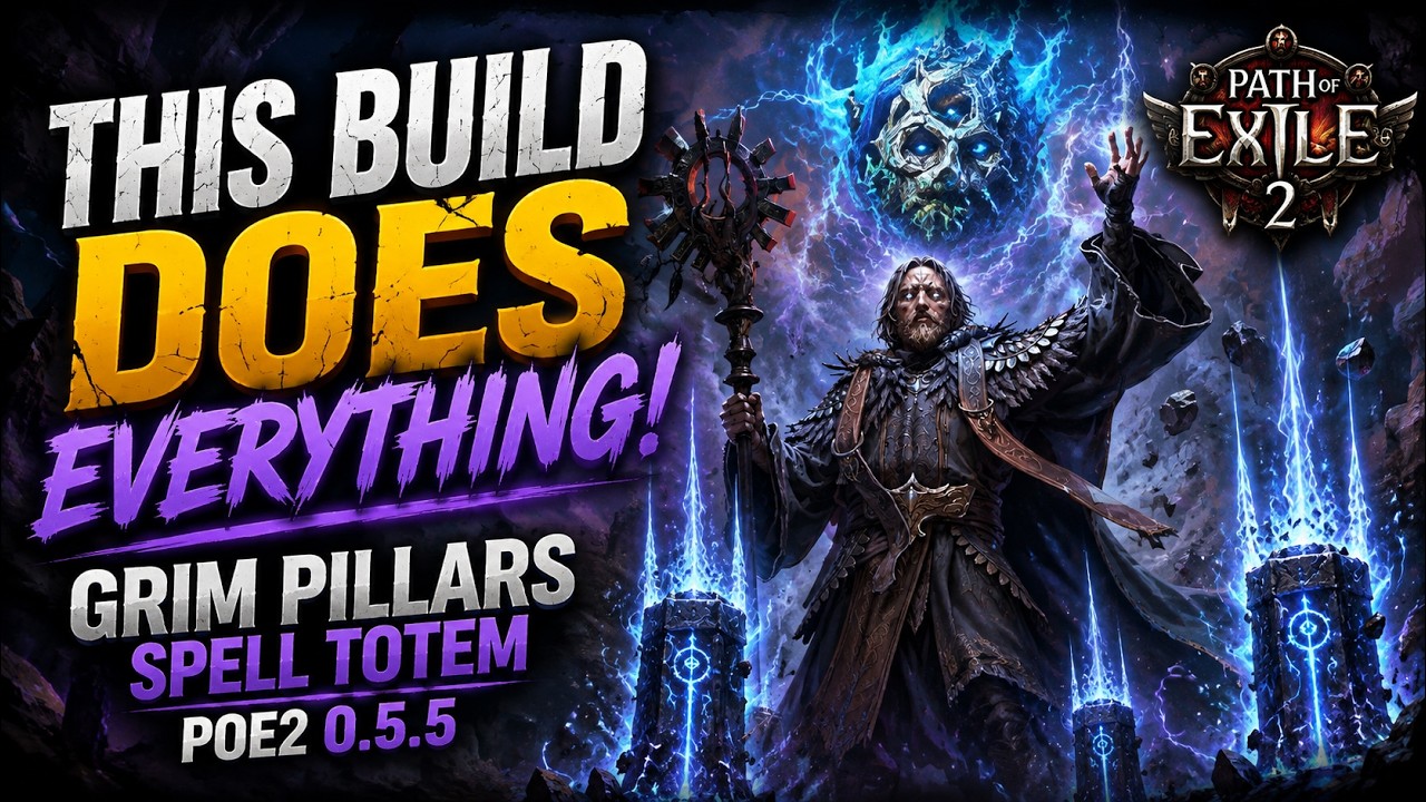 Этот билд делает ВСЁ! Spell Totem с Grim Pillars | PoE2 0.5.5