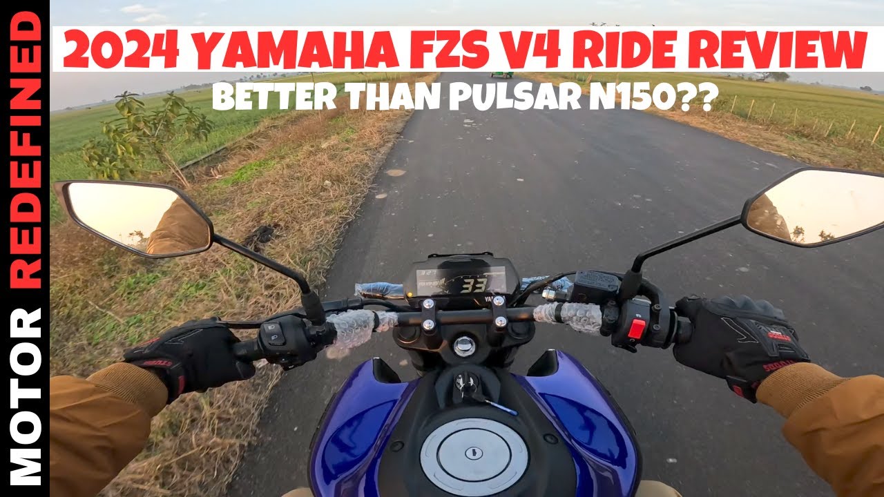 Finally 2024 Yamaha FZS V4 Racing Blue Color Ride Review | Better then Pulsar N150??