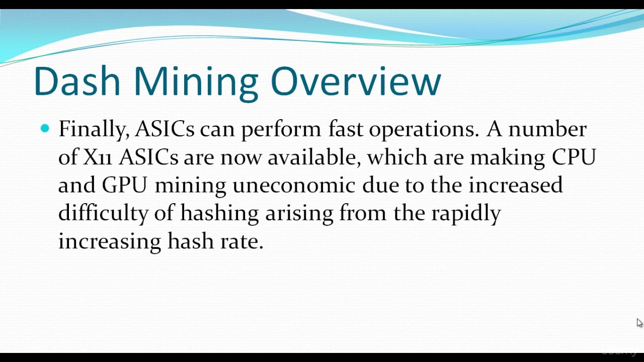 21  Dash Mining Overview
