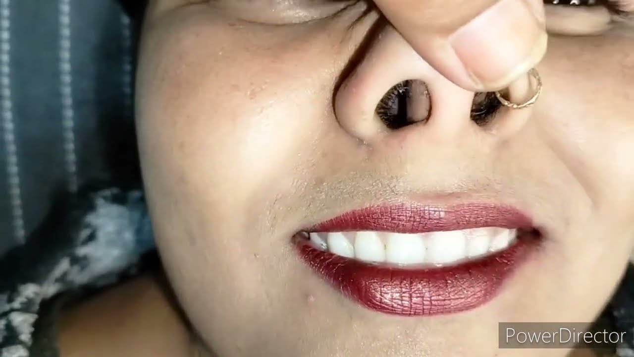 Nose hair cutting/#nose #nosehair #nosehaircutting#pammibeautyworld