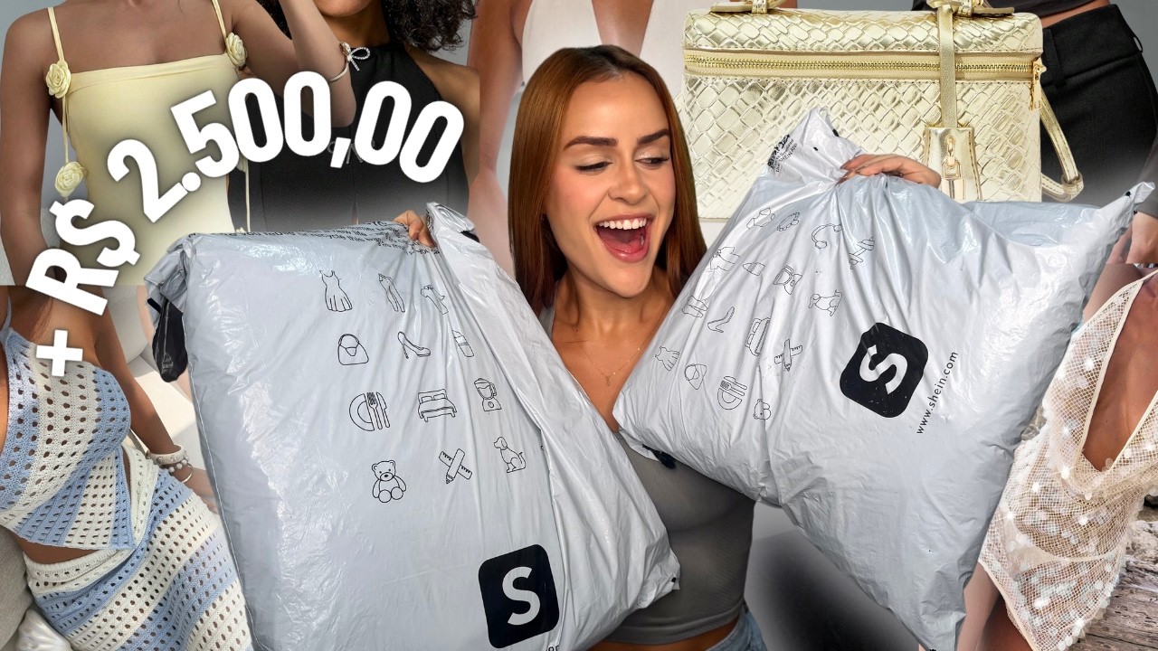 Essa foi a minha MAIOR COMPRA da SHEIN + R$ 2.500,00 em roupas e acess&oacute;rios da Shein!