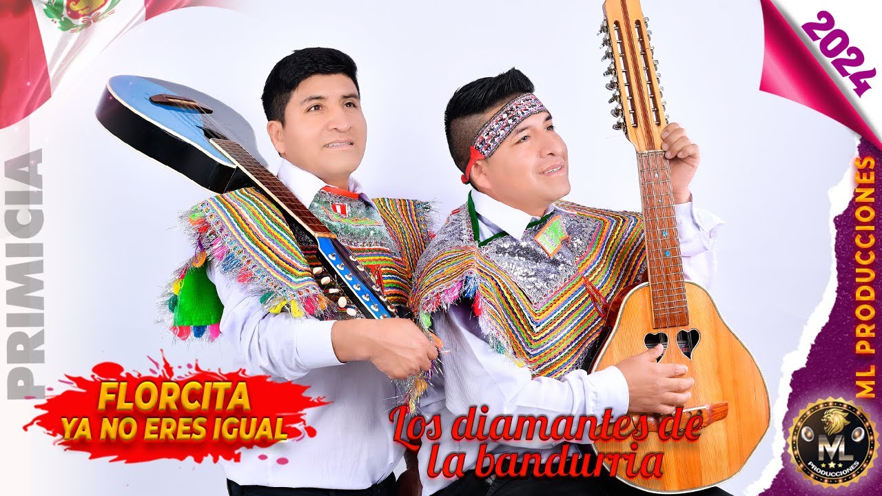 ♪ Los Diamantes de la Bandurria ▷  Florcita ya no eres igual🥺// ( Video Lyric ) 2024