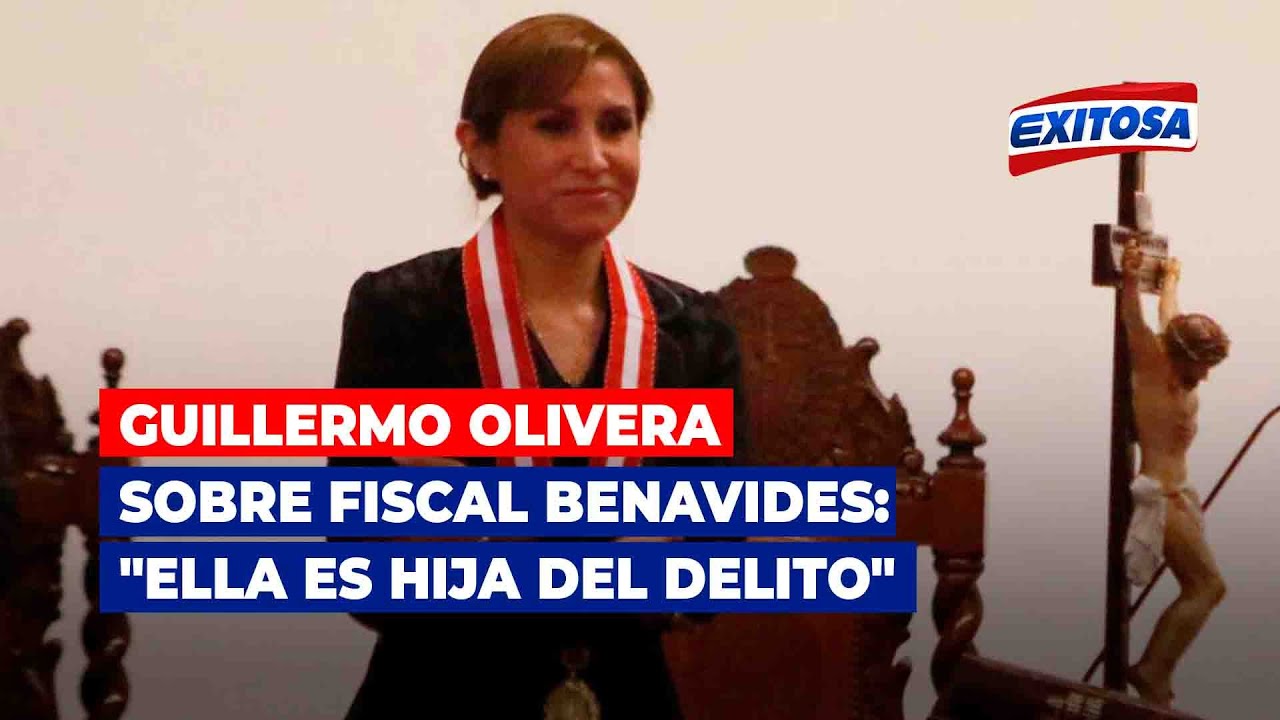 🔴🔵Guillermo Olivera sobre fiscal Benavides: "Ella es hija del delito"