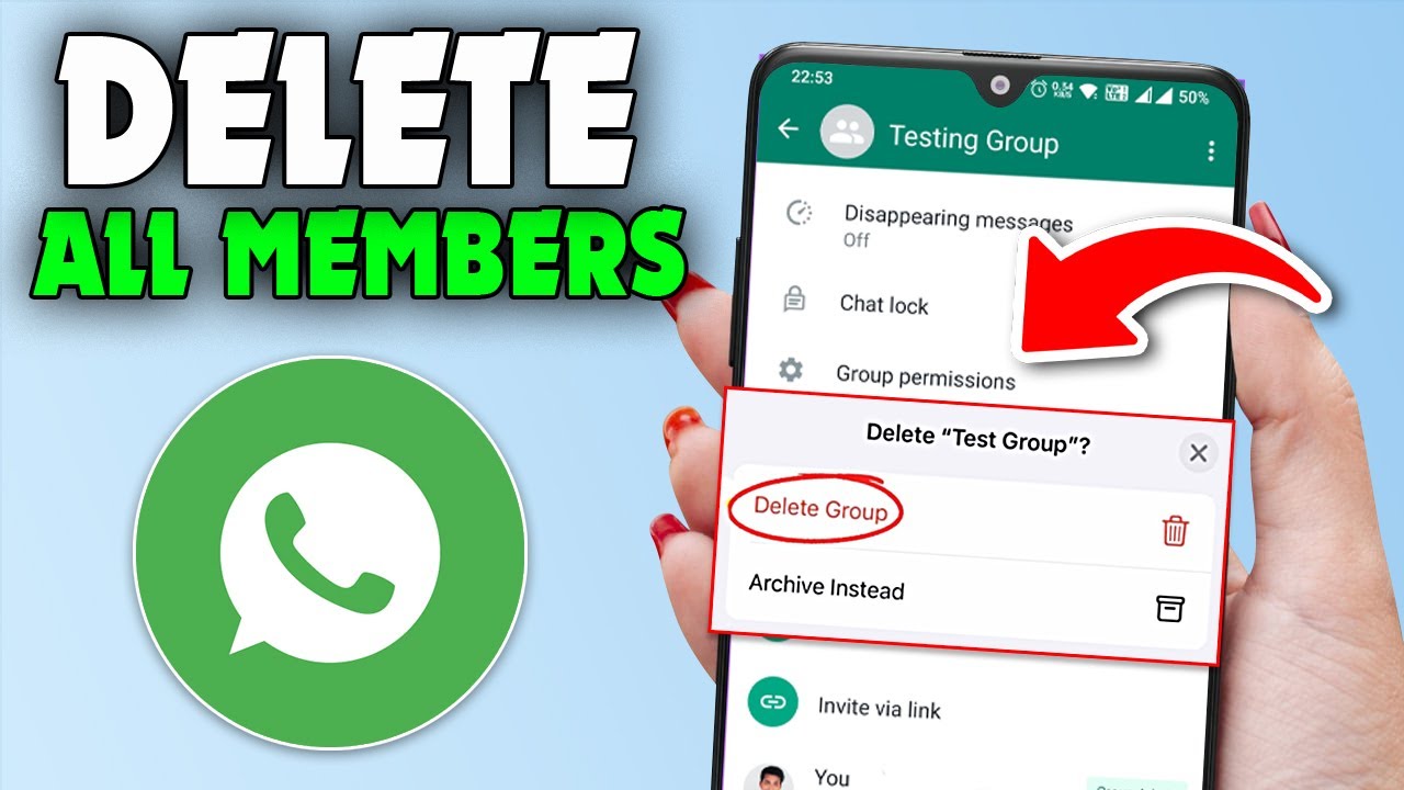 How to Delete Whatsapp Group from All Members (2026)