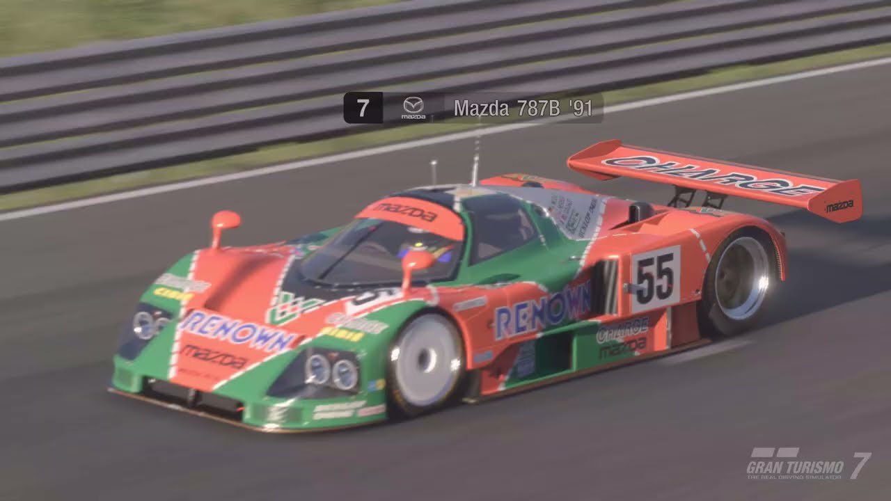 Gran Turismo 7 4k PS5 - World Touring 900p in Hard + configuration car mazda 787B '91