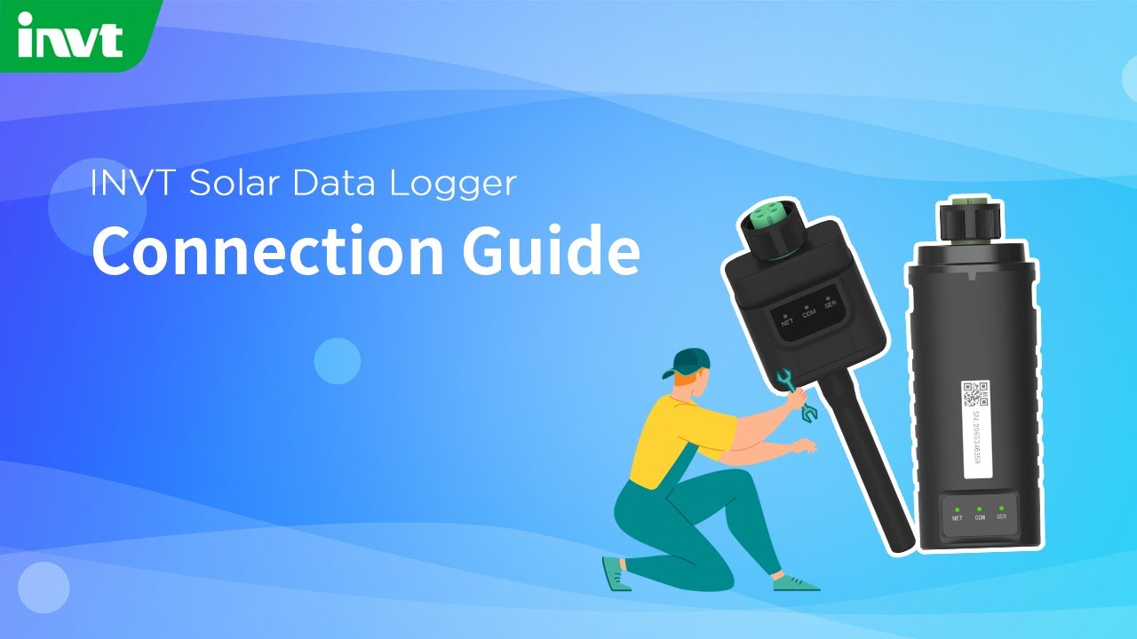 How to install the stick logger of INVT Solar inverters?