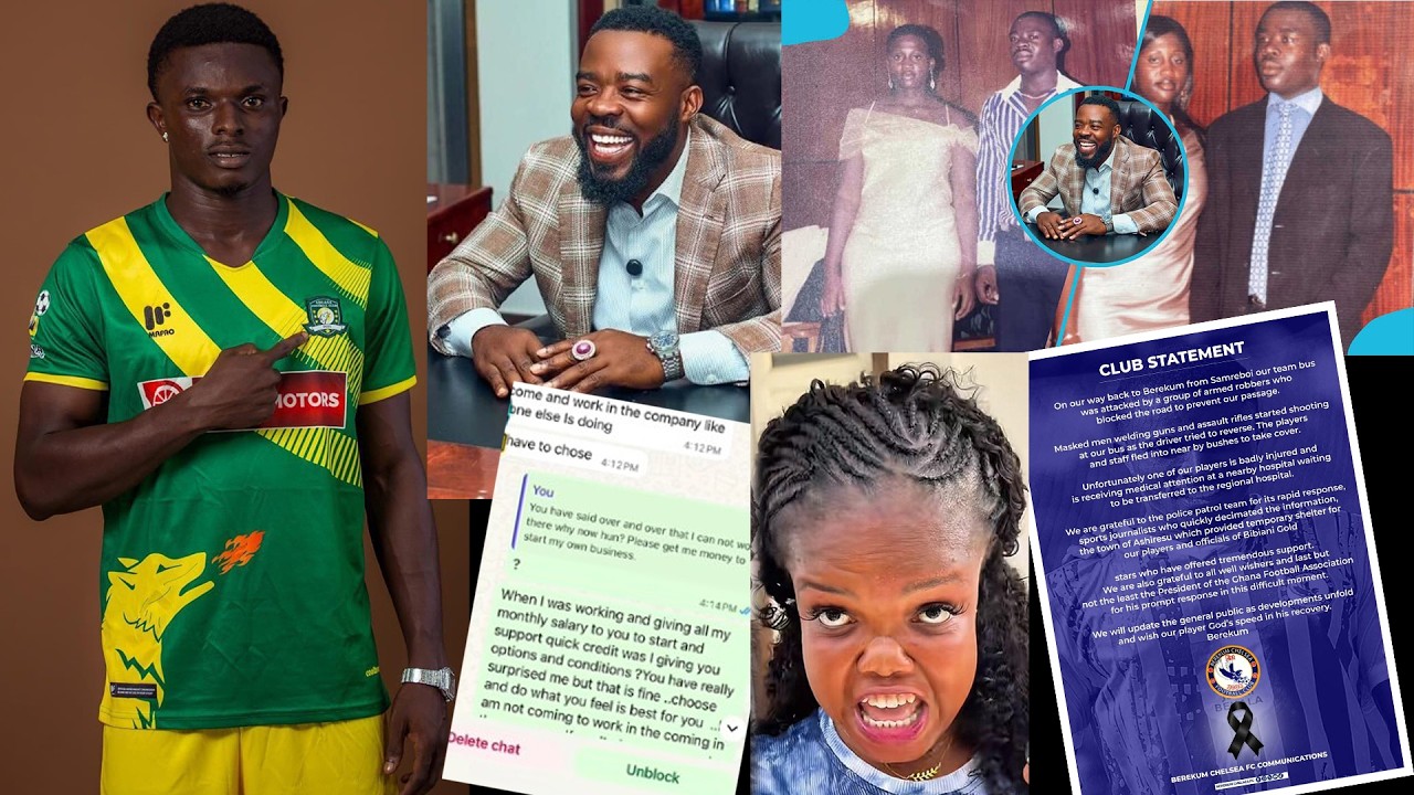 Chats Between RNAQ & Ex-Wife Joana Circulates+Berekum Chelsea player Dominic k!ll3d+Afua Asantewaa