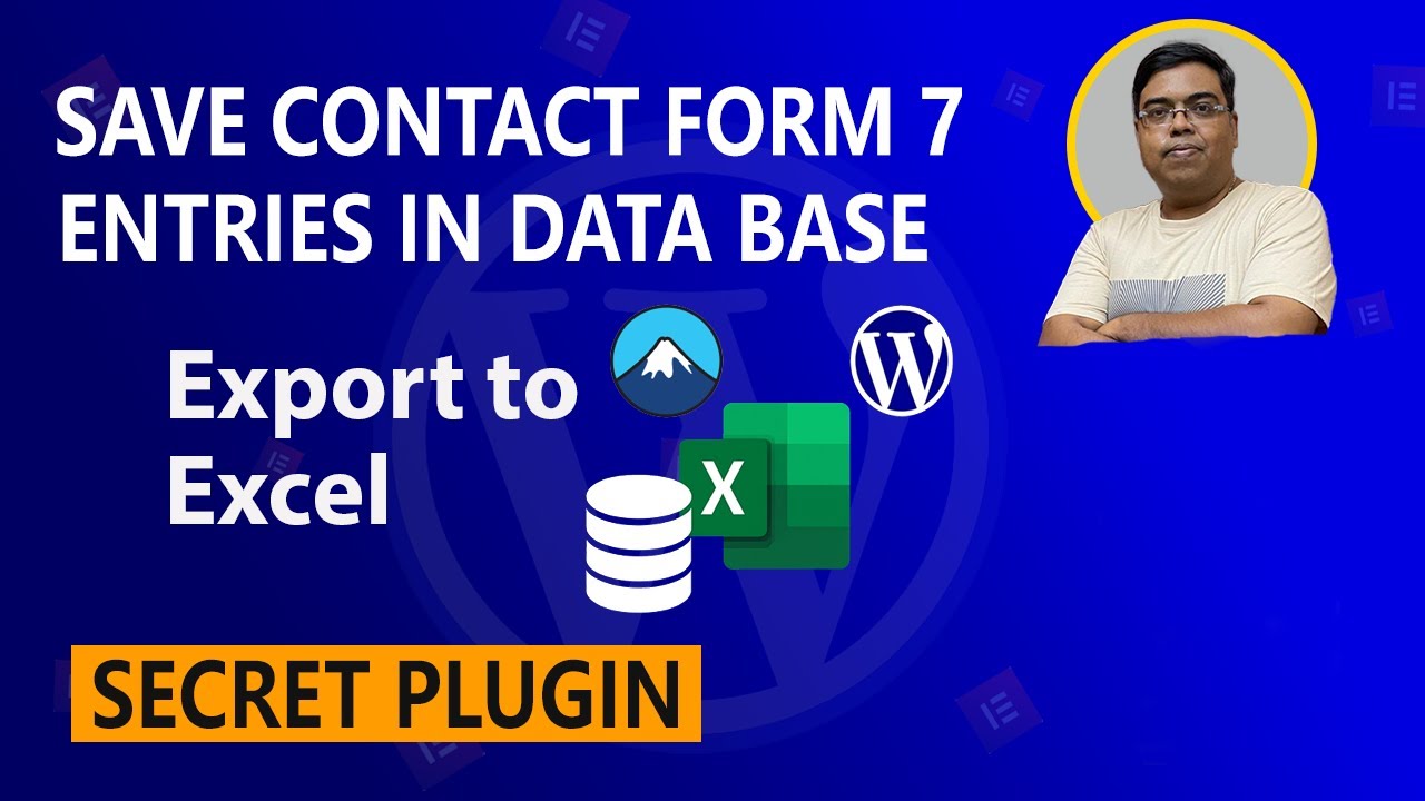 Save Contact Form 7 Data in WordPress (2025) | Export to Excel Free Plugin