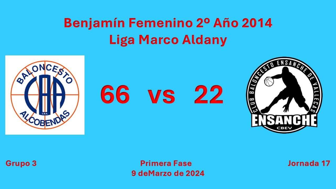 2024 0309 Ensanche de Vallecas vs Vantage Tower Alcobendas