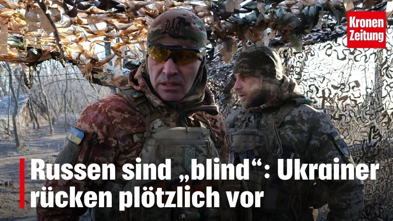 Russen sind „blind“: Ukrainer rücken plötzlich vor I krone.tv NEWS