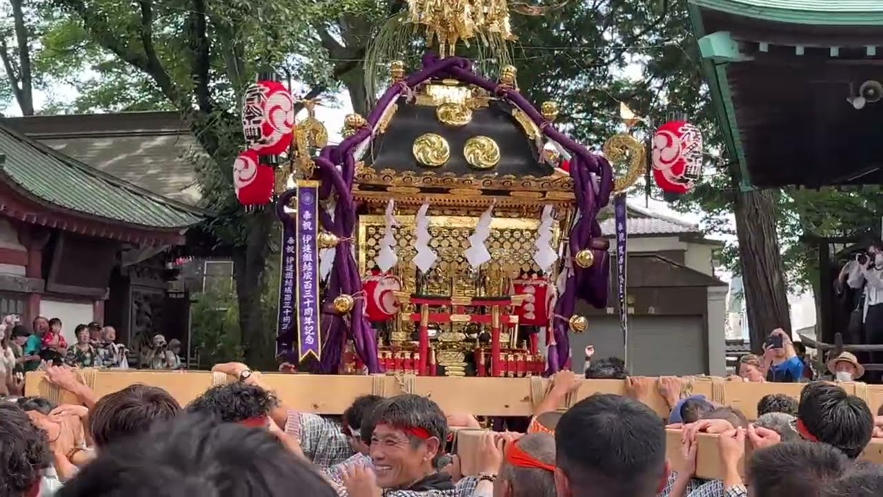 下館祇園祭明治神輿宮入り2025/7/27