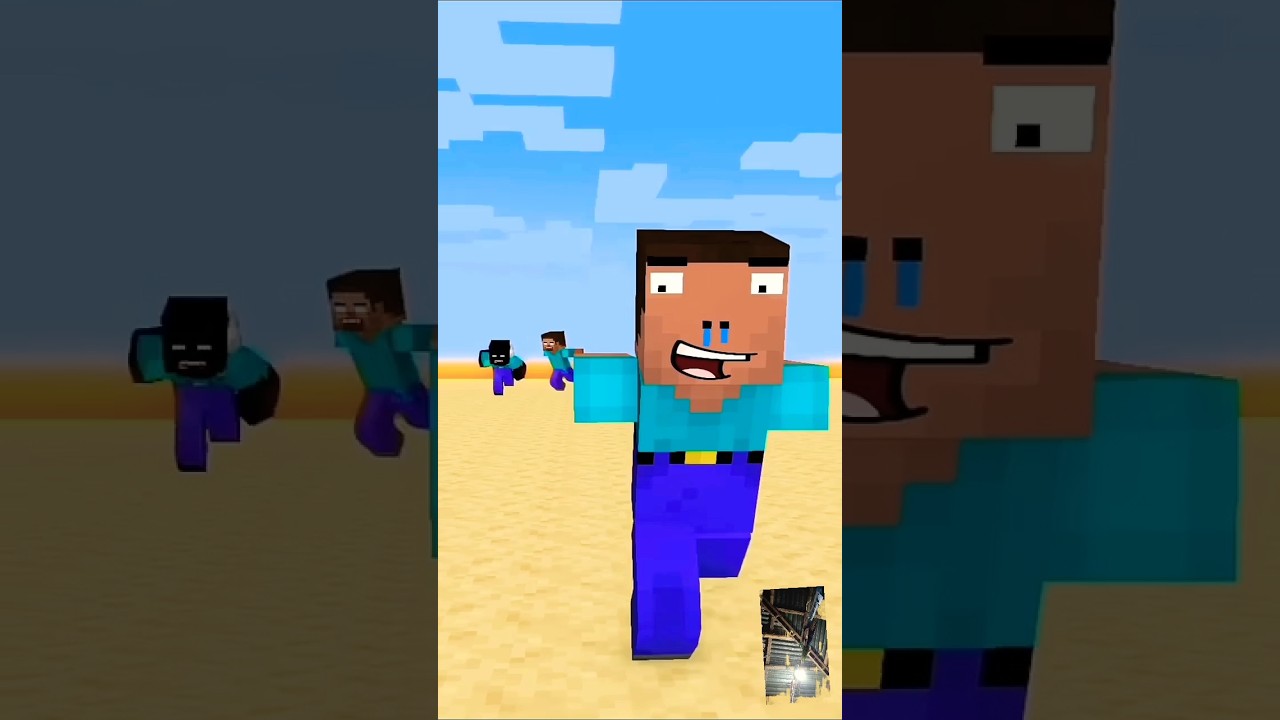 HELP Herobrine And His Friends From The Floor Is Lava #friendship #shorts #trending #anime