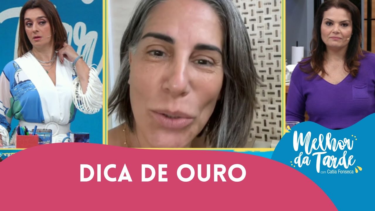 Glória Pires posta dica de ouro
