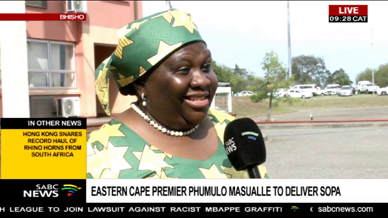 Eastern Cape premier Phumulo Masualle to deliver SOPA