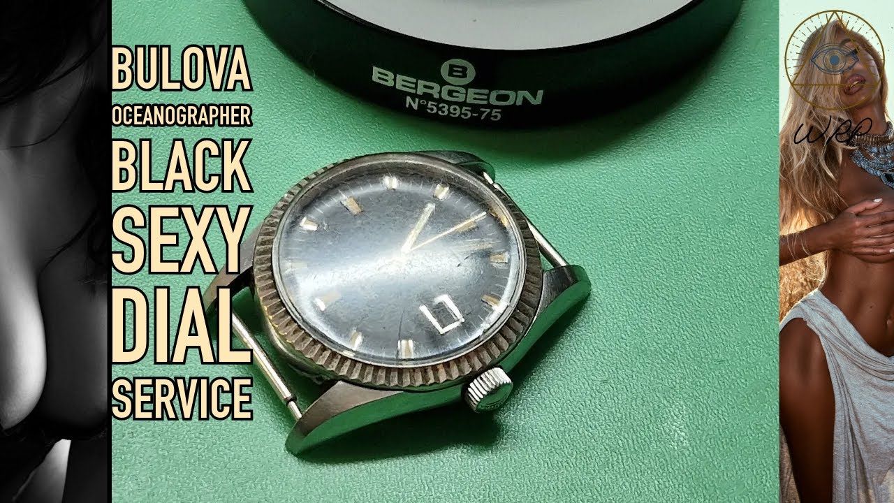 Bulova Oceanographer Black Sexy Dial!! --(Complete)   - [Ep.No.331]