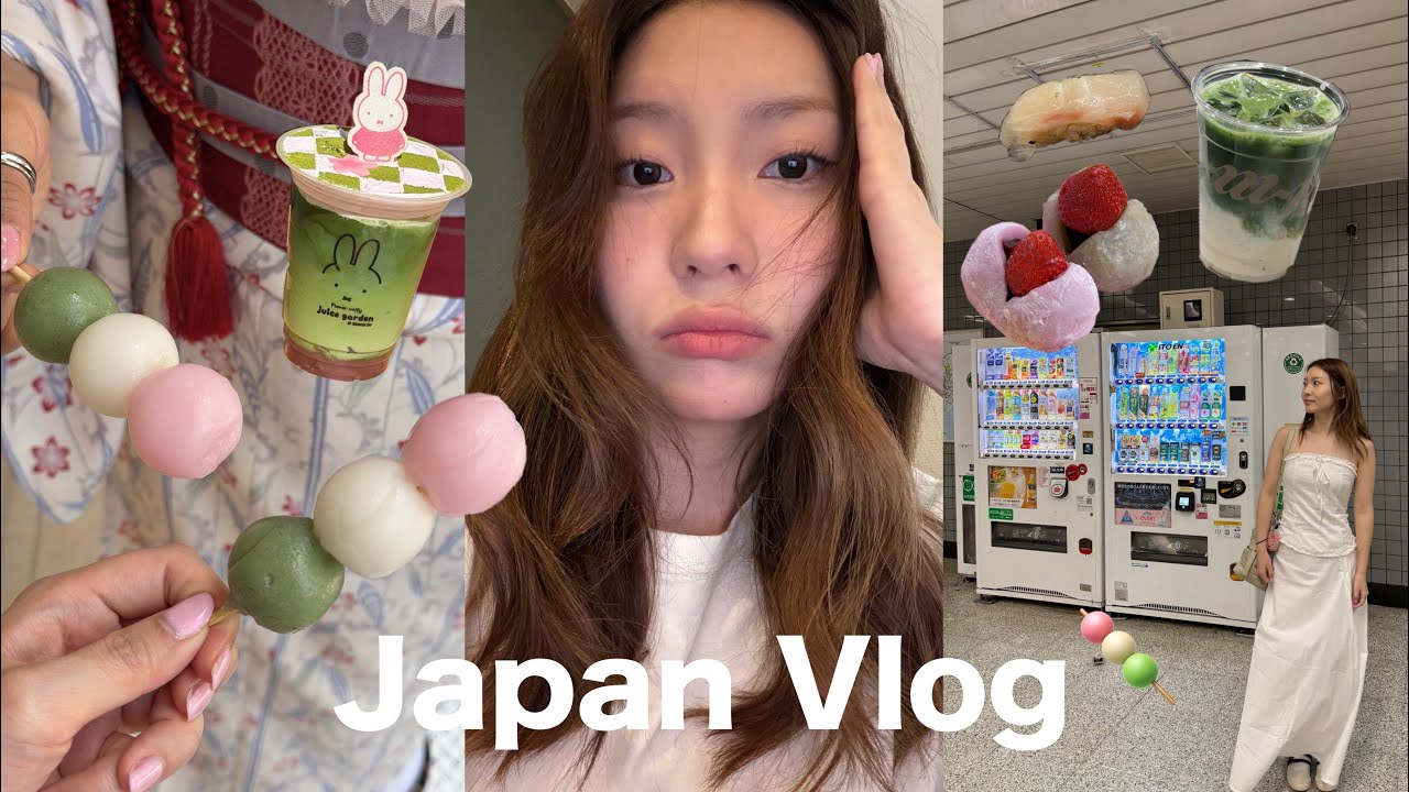 TOKYO VLOG 🍡🍵 first time in japan, a lot of matcha, getting denied boarding?