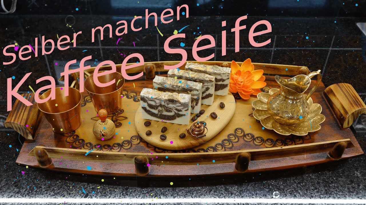 kaffeeseife selber machen / Naturseife  Kaffee Seife Sieden / DIY / Seifenherstellung zu Hause