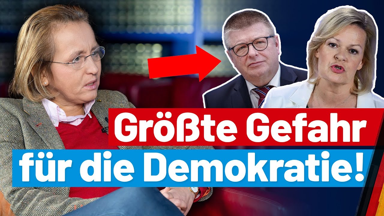Interview🎤: Beatrix von Storch rechnet mit Faeser und Haldenwang ab🚦🚫!  AfD-Fraktion im Bundestag