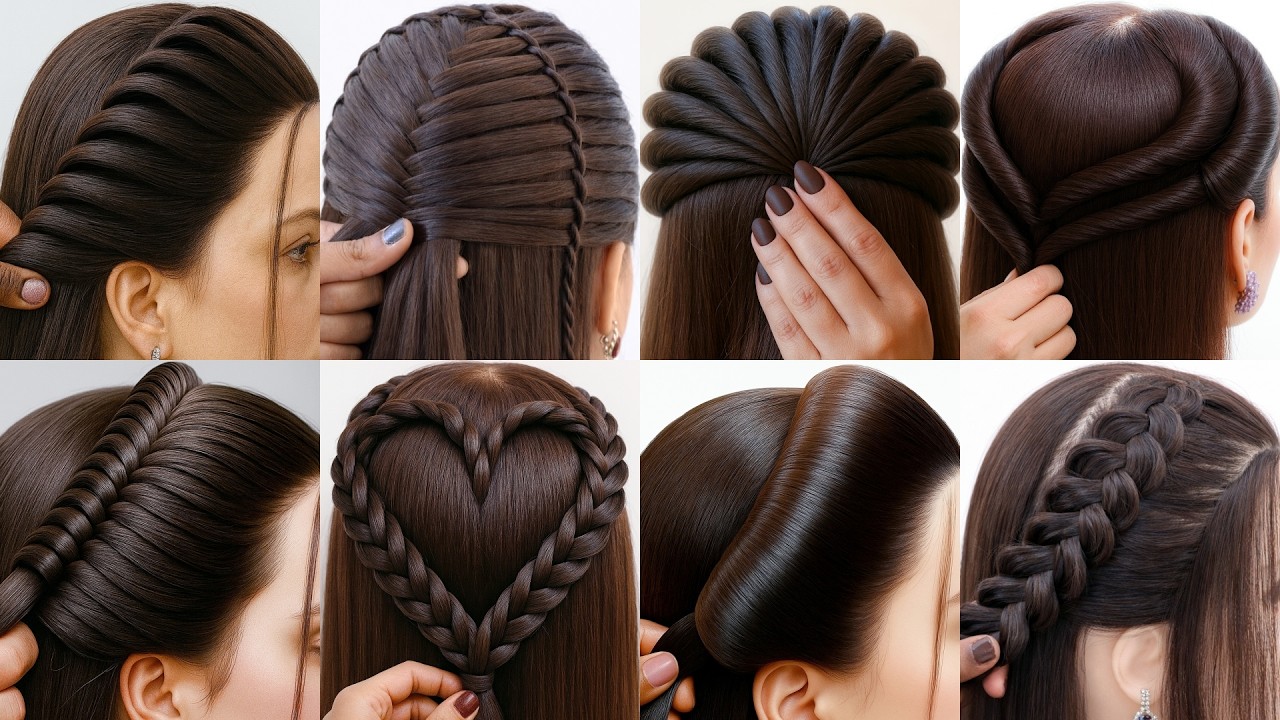 Easy Different Type Of Hairstyles - Simple Hairstyles | Stylish Hairstyles | Hairstyle For Girls