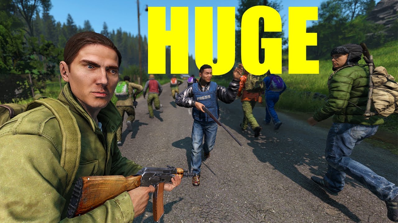 Борьба за выживание в крупнейшем отряде DayZ