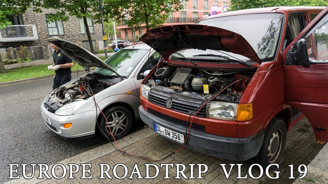 EUROPE ROADTRIP VLOG 19 - VAN REPAIRED AND BEAUTIFUL WALK IN THE RAIN (THE SWEARING VLOG)