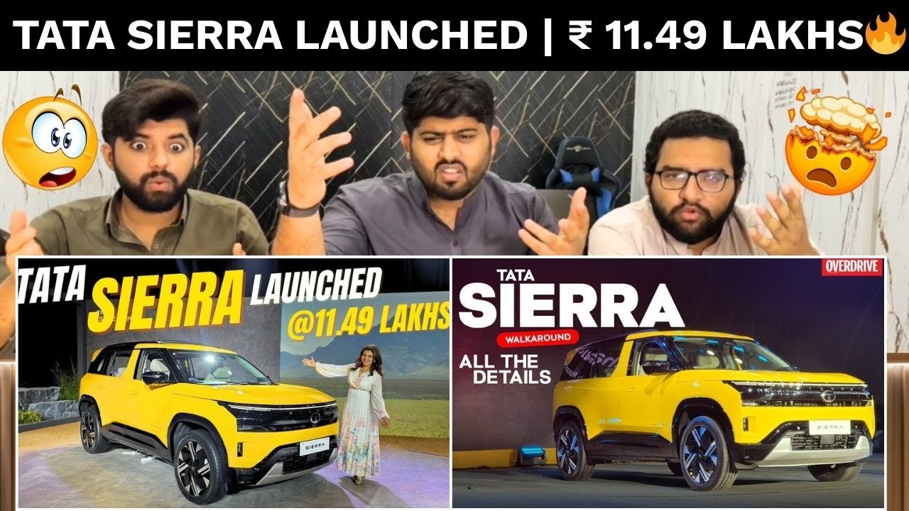 TATA Sierra 2026 | Pakistani Reaction on ₹11.49 Lakh  में शानदार Features 🔥